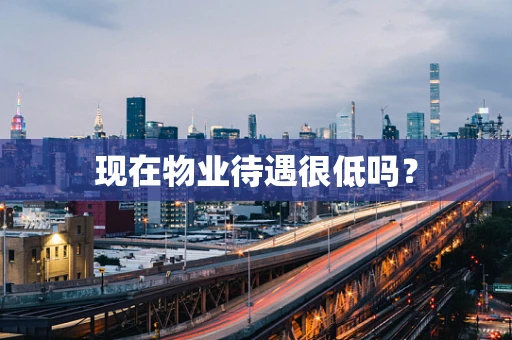 现在物业待遇很低吗？