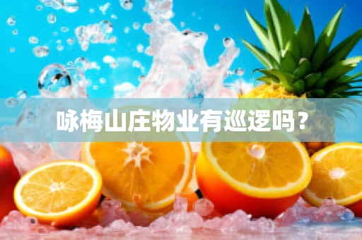 咏梅山庄物业有巡逻吗？