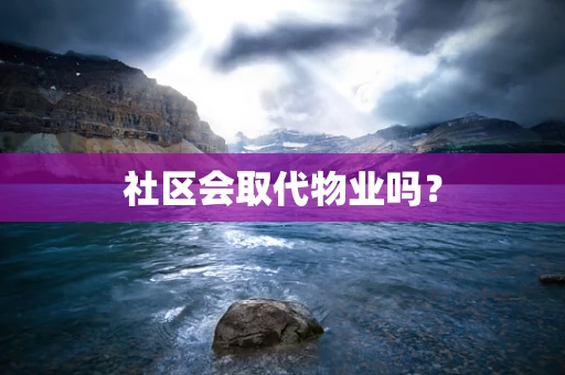社区会取代物业吗？