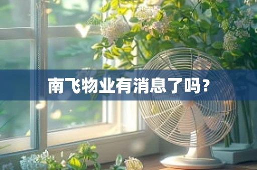 南飞物业有消息了吗？