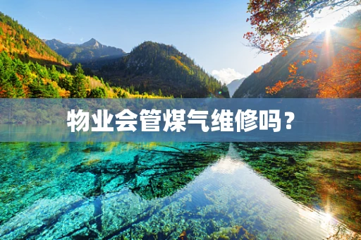 物业会管煤气维修吗？