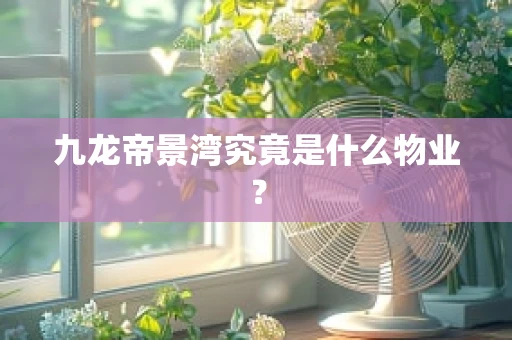 九龙帝景湾究竟是什么物业？