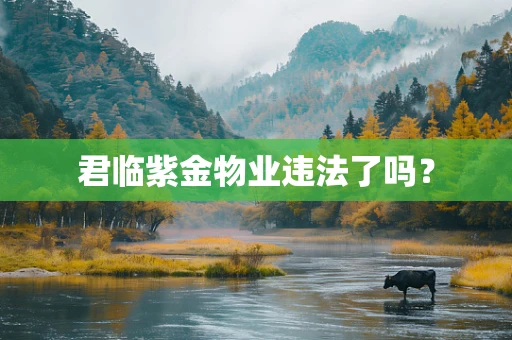 君临紫金物业违法了吗？