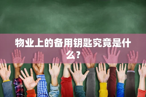 物业上的备用钥匙究竟是什么？