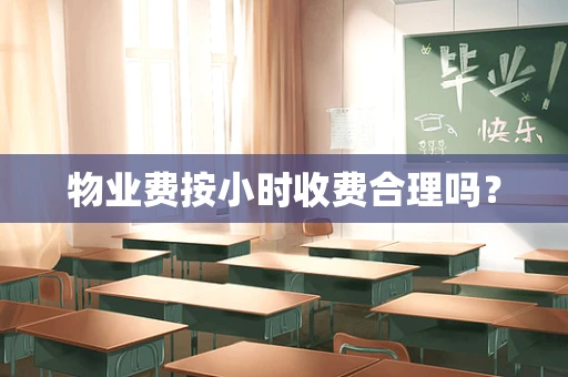 物业费按小时收费合理吗？