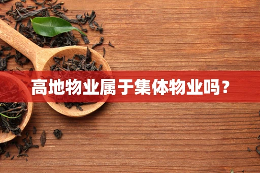 高地物业属于集体物业吗？