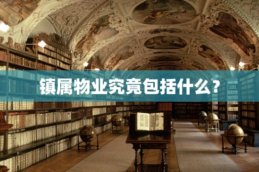 镇属物业究竟包括什么？