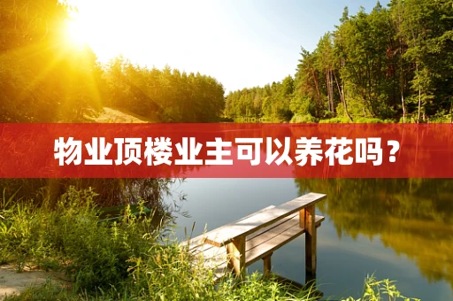物业顶楼业主可以养花吗？