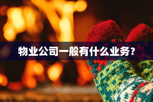 物业公司一般有什么业务？