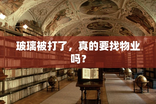 玻璃被打了，真的要找物业吗？