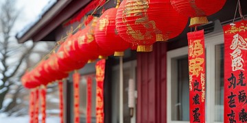 物业春节门口挂什么对联合适呢?