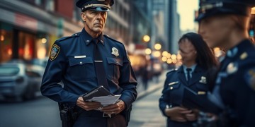 民警警告物业保安算违法吗？