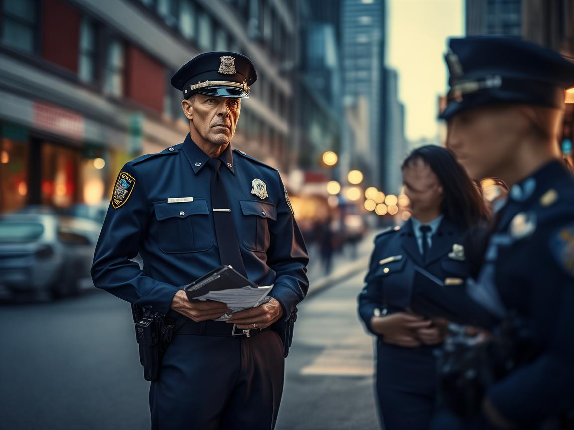 民警警告物业保安算违法吗？